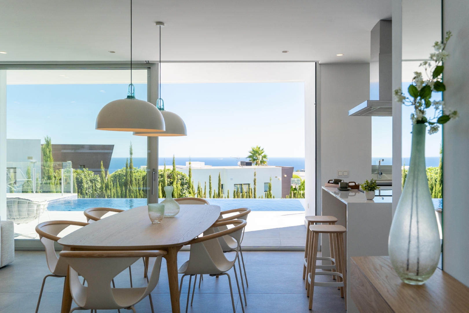 Unique oportunity key ready designer villa with beautiful sea views in Benitachell
