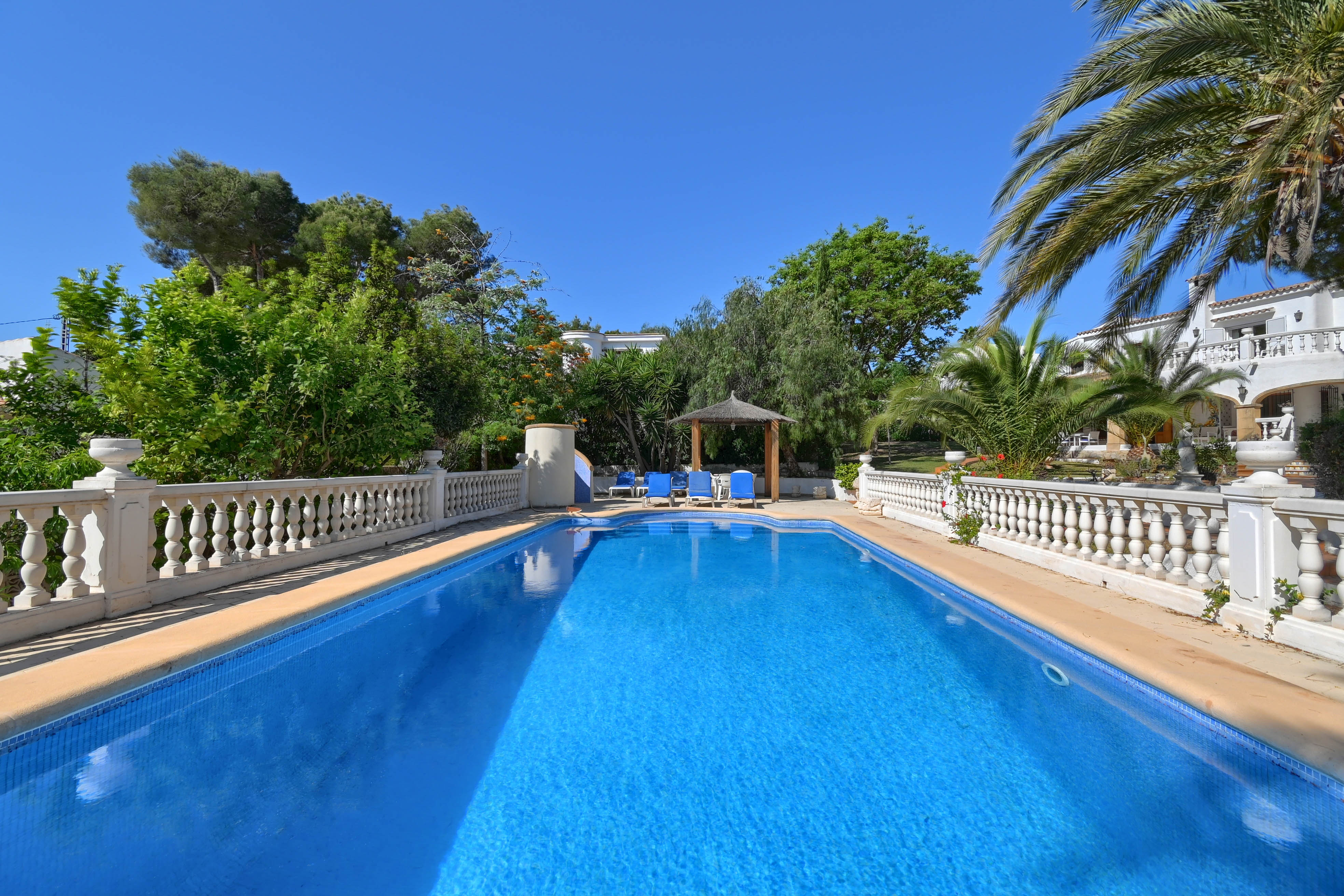 Exceptional stylish family villa on a great location in Moraira.
