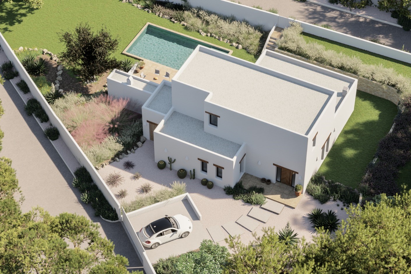 Luxurious Ibiza style villa under construction in Moraira
bp