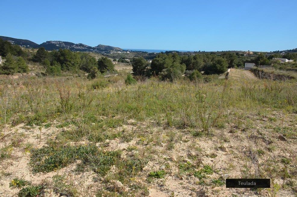 Rustic plot in Teulada with sea view