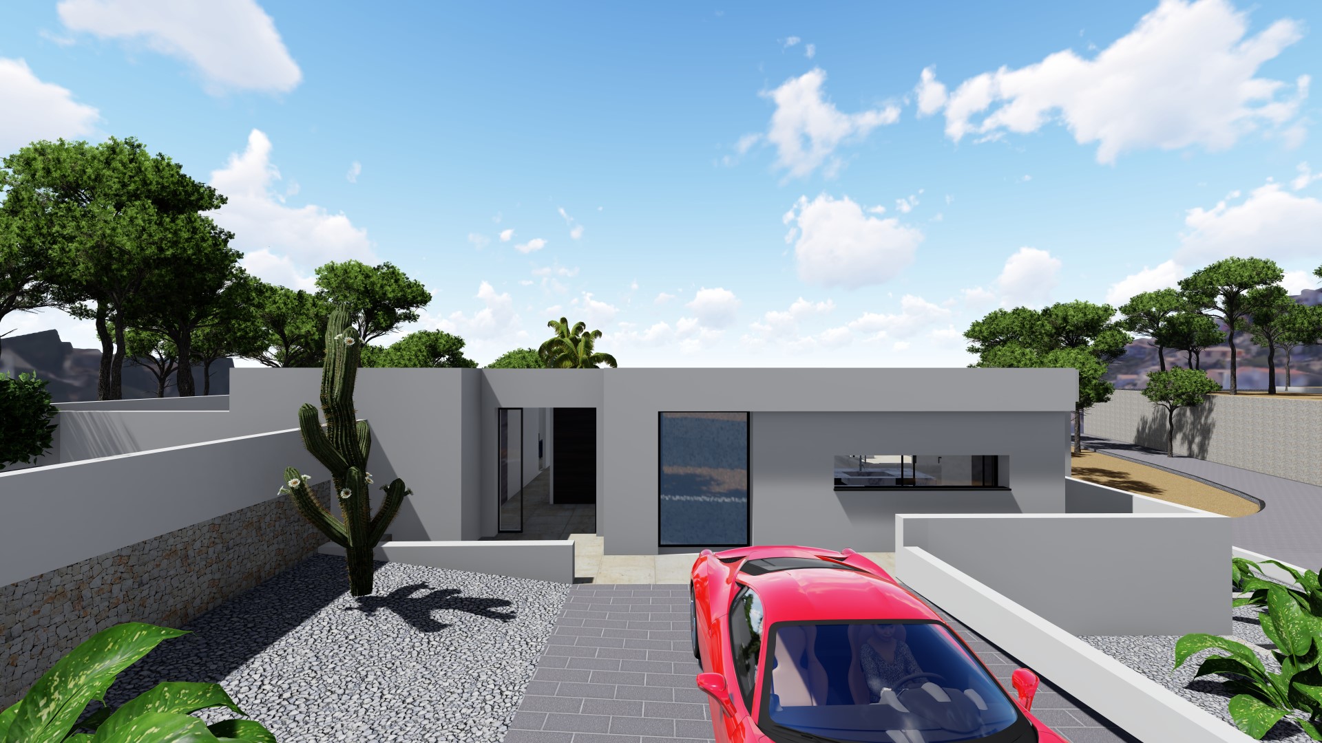 Project of 3 bedroom villa in Benitachell