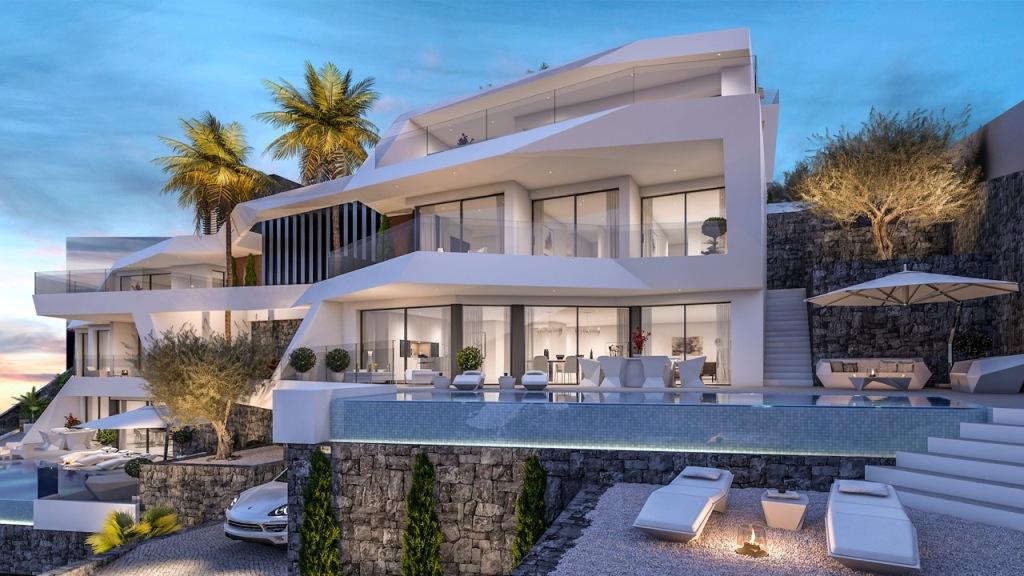 4 Luxury under construction in Calpe 
 

